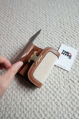 VÍ CELINE ORIGAMI TRIOMPHE TEXTILE CALFSKIN (BEIGE) [MIRROR QUALITY]
