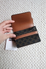 VÍ CELINE FLAP ORIGAMI TRIOMPHE LAMBSKIN (TAN) [MIRROR QUALITY]