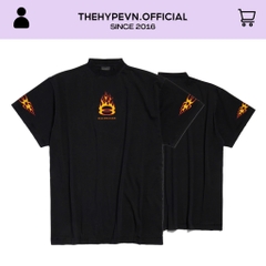 Áo Thun Balenciaga Burning Unity (Black) [Mirror Quality]
