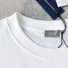 ÁO THUN DIOR TAG LOGO BLUE (WHITE)