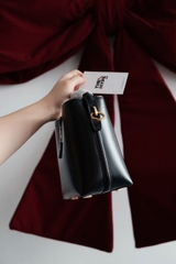 TÚI SAINT LAURENT YSL LE 37 SHINY LEATHER (BLACK)