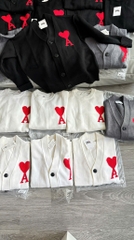 ÁO SWEATER AMI PARIS BIG HEART MERINO WOOL (WHITE)
