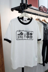 ÁO THUN LOUIS VUITTON LV EMBELLISHED FW14 (WHITE)
