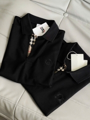 ÁO POLO BURBERRY BBR EQUESTRIAN KNIGHT (BLACK)