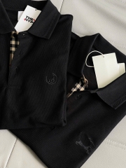 ÁO POLO BURBERRY BBR LOGO PATCH TB (BLACK)