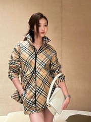 ÁO KHOÁC BURBERRY BBR REVERSIBLE VINTAGE CHECK (BROWN)