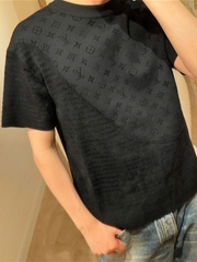 ÁO THUN LOUIS VUITTON LV GRAPHIC JACQUARD 2025 (BLACK)
