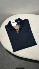 ÁO POLO BURBERRY BBR CIRCLE LOGO EMBROIDERED (BLUE)