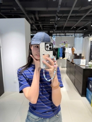 ÁO THUN MIU MIU JERSEY STRIPE (BLUE)