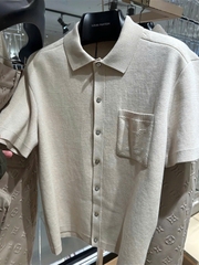 ÁO SƠ MI LOUIS VUITTON LV POINTELLE (BEIGE)