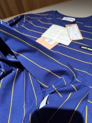 ÁO THUN MIU MIU JERSEY STRIPE (BLUE)