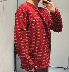 ÁO TAY DÀI MIU MIU JERSEY STRIPE (RED)
