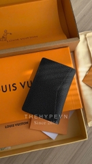 LOUIS VUITTON CARD HOLDER - Ví Đựng Card Pocket Organizer (Black) [Mirror Quality]