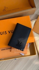 LOUIS VUITTON CARD HOLDER - Ví Đựng Card Pocket Organizer (Black) [Mirror Quality]