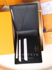 VÍ NGẮN LOUIS VUITTON LV TAIGA (BLACK)