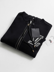 ÁO KHOÁC LOUIS VUITTON LV INTARSIA GRAPHIC ZIP (BLACK)