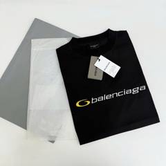 ÁO THUN BALENCIAGA BLCG LOOP EMBROIDERED LOGO (BLACK)