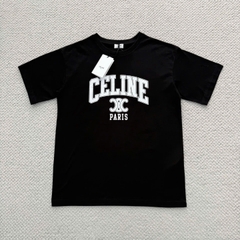 ÁO THUN CELINE TRIOMPHE LOGO COTTON (BLACK)