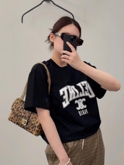 ÁO THUN CELINE TRIOMPHE LOGO COTTON (BLACK)