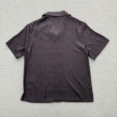 ÁO SƠ MI LOUIS VUITTON LV SILK PRINTED MONOGRAM (BLACK)