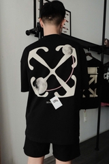 ÁO THUN OFF WHITE OW DOUBLE MOON (BLACK)