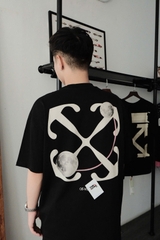 ÁO THUN OFF WHITE OW DOUBLE MOON (BLACK)