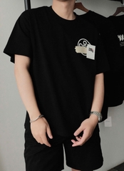 ÁO THUN OFF-WHITE OW TAPE COTTON (BLACK)