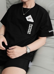 ÁO THUN CHROME HEARTS CH TOKYO VERTICAL LOGO (BLACK)
