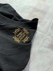 ÁO THUN LOUIS VUITTON LV EMBELLISHED EMBROIDERED CHEST (BLACK)
