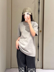 ÁO THUN LOEWE ANAGRAM LASER CUT (GREY)