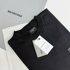 ÁO THUN BALENCIAGA BLCG INSIDE OUT WAVE (BLACK)