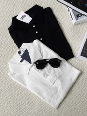 ÁO POLO LOUIS VUITTON DAMIER SIGNATURE (BLACK)