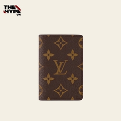 VÍ ĐỰNG CARD LOUIS VUITTON LV POCKET (BROWNE)