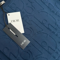 ÁO THUN DIOR OBLIQUE JERSEY COTTON (BLUE)