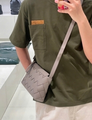 ÁO THUN BOTTEGA OBLIQUE TERRY COTTON (GREEN)