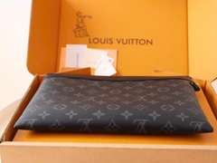 TÚI CLUTCH LOUIS VUITION MONOGRAM (GREY)