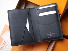 VÍ ĐỰNG CARD LOUIS VUITTON LV POCKET TAURILLON (BLACK)