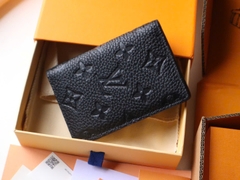VÍ ĐỰNG CARD LOUIS VUITTON LV POCKET TAURILLON (BLACK)