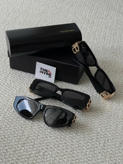 BALENCIAGA GLASSES - Kính Blcg Logo BB BB0096S (Black) [Mirror Quality]