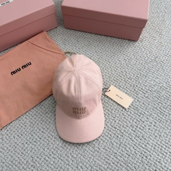 NÓN MIUMIU CAP (POWDER PINK)