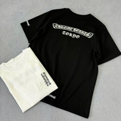 ÁO THUN CHROME HEARTS CH TOKYO VERTICAL LOGO (WHITE)