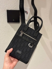 Túi Dior Safari North-South Mini Tote Bag (Black)
