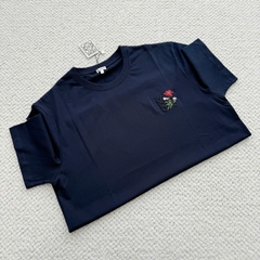 ÁO THUN LOEWE ANAGRAM FLOWERS (DARK BLUE)