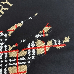 ÁO THUN BURBERRY BBR LOGO DETAILED (BLACK)