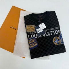 ÁO THUN LOUIS VUITTON LV 75001 PARIS (BLACK)