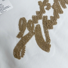 ÁO THUN LOUIS VUITTON LV EMBROIDERED SIGNATURE (WHITE)
