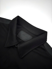 ÁO POLO PRADA NYLON POCKET TRIANGLE LOGO (BLACK)