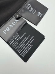 ÁO POLO PRADA NYLON POCKET TRIANGLE LOGO (BLACK)