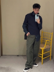 ÁO POLO LOEWE PATCH (NAVY)