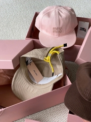 NÓN MIUMIU CAP (BEIGE)